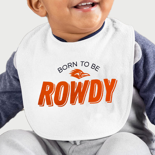 Born to be Rowdy Baby Bib